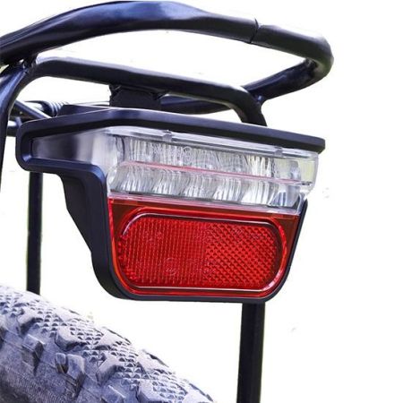 Ebike Taillight with Light Output 360 Degree