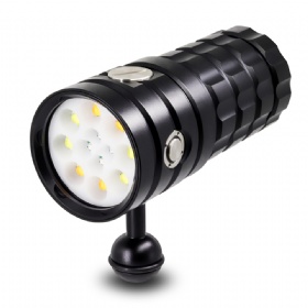 Scuba Diving Torch Light with White Blue And Red Light